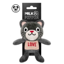 Milk & Pepper Hundespielzeug-Katze Chaton