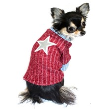 Rollkragen-Hundepulli STAR auch für Mops & Bully