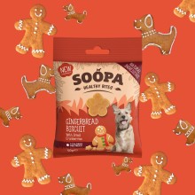 Getreidefreie Hundeleckerli SOOPA Gingerbread Biscuit