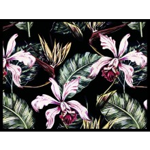 Hundenapf-Unterlage Vitage Dschungel für Hunde & Katzen