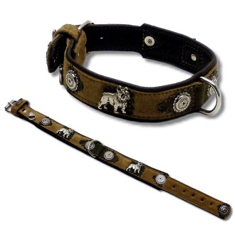 Bulldoggen-Hundehalsband Starnberg