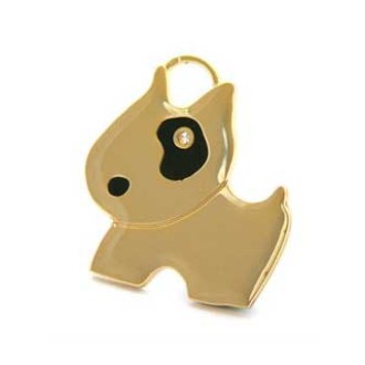Gravurmarke Bulldogge gold