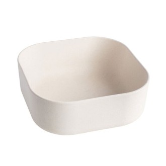 Weißer Hundenapf Scandic aus Bio-Material