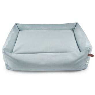 Eco Hundebett mit Korkfüllung Nordic hellblau