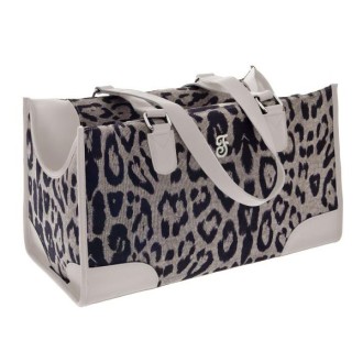 Edle Hundetasche Florenz Leopard Design