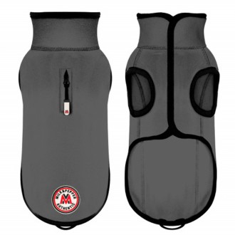 Milk & Pepper Fleece-Hundeweste Antarctik Grey