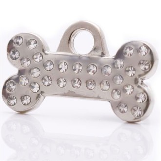 Gravurmarke MINI Glamour Bone silver