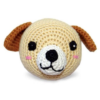 Häkel-Hundespielzeug Ball MEIN KLEINER FREUND