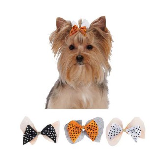 Hunde-Haargummi-Set Halloween