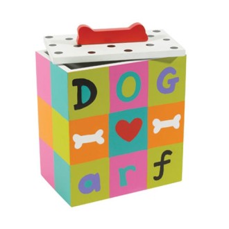 Holzdose für Leckerli DOG