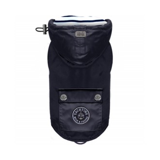 Hunde-Regenjacke YACHTING Milk & Pepper navy