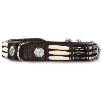 Indianer-Hundehalsband Black Eagle Längen 35 - 50 cm