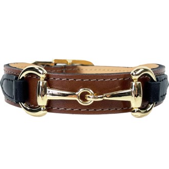 Hundehalsband TRENSE Hardware 22 Karat vergoldet