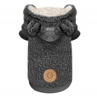 Milk & Pepper gefütterter Hundehoodie Elliot auch für Mops & Bully