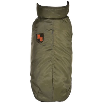 Warmer Hundemantel BB khaki - auch für Mops & Bully