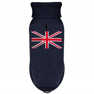 Milk & Pepper Hundepullover Union Jack auch für Mops & Bully