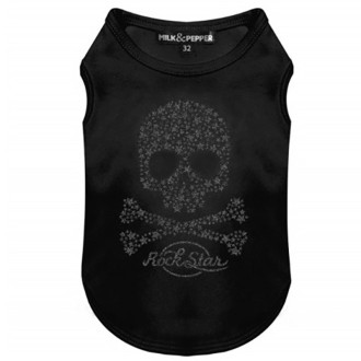 Milk & Pepper Skull-Hundeshirt ROCK STAR JIMI