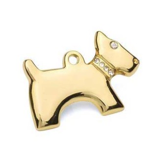 Gravurmarke Glamour Dog gold