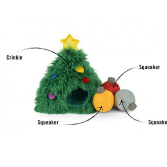 Interaktives Weihnachts-Hundespielzeug Merry Woofmas Xmas Tree