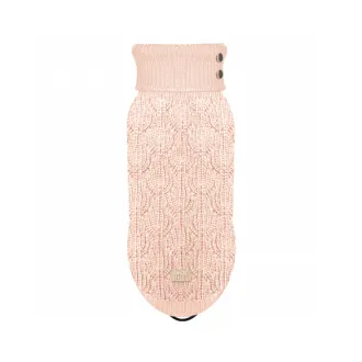 Jacquard-Hundepullover ERNESTINE rose auch für Dackel und Bully