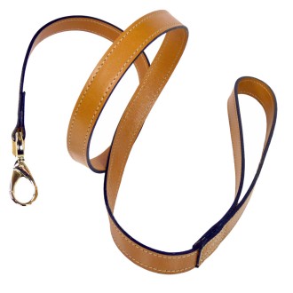 Hundeleine HORSE Hardware 22 Karat vergoldet