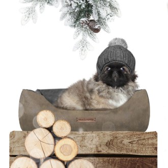 Milk & Pepper Hundebett Nordkapp Noir