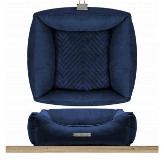 Milk & Pepper Hundesofa Saint Germain Night Blue 70 cm