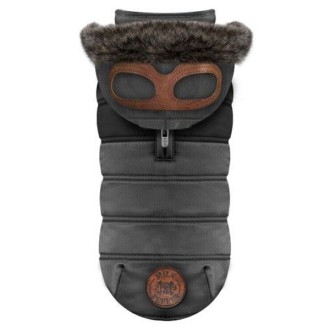 Milk & Pepper wasserabweisender Hundemantel Gazoline auch für Mops & Bully