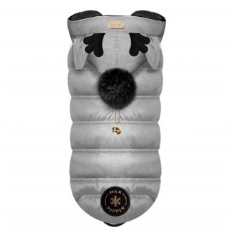 Milk & Pepper Hundejacke Sören Gris für kleine & mittlere Rassen Gr. 41