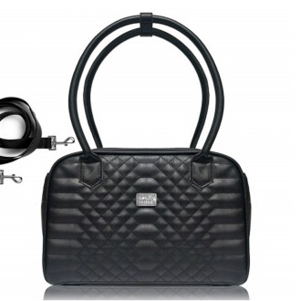 Milk & Pepper Luxus-Hundetasche Janis Black