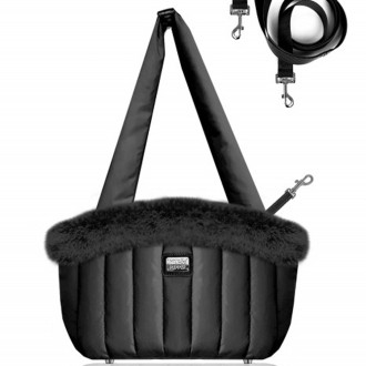 Milk & Pepper Hundetasche Nanouk Black