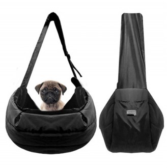 Milk & Pepper Hundetasche IRIS black