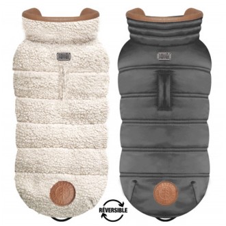 Milk & Pepper warmer Hundemantel KENAN zum Wenden Gr. 29