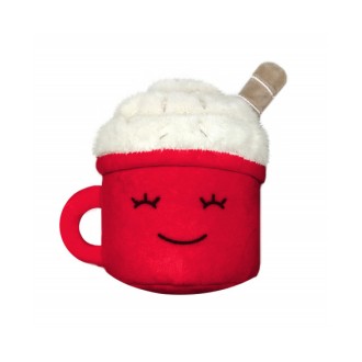 Plüsch-Hundespielzeug MACCHIATO rot