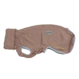 Warmer Windhund- und Whippet-Pullover braun