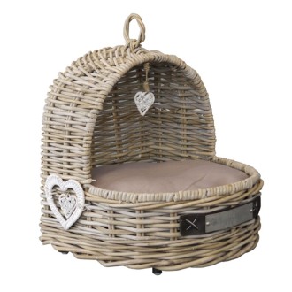 Rattan-Baby-Cradle für Hunde und Katzen