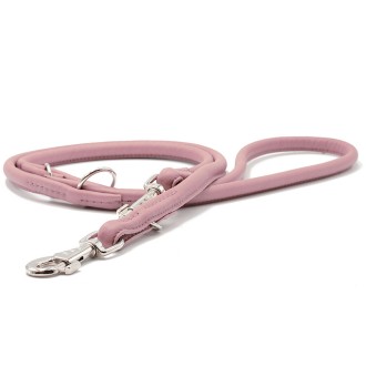 Rundleine Rinds-Nappaleder rosa 120, 200 cm