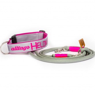 Segeltuch-Hundehalsband Alltags-HELDIN