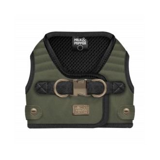 Milk & Pepper Soft-Hundegeschirr Harisson Kaki