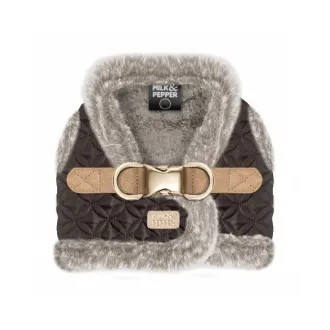 Softgeschirr MERYL mit Kunstfell auch für Dackel