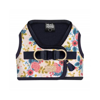 CAPUCINE Softgeschirr für kleine Hunde mit Blumen