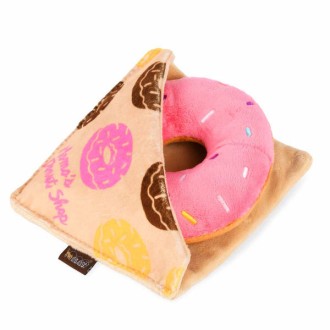 Stabiles Hundespielzeug DONUT in Knisterverpackung