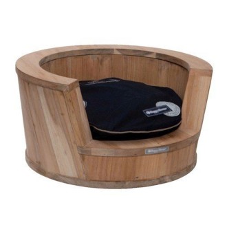 Teakholz-Hundekorb BINZ