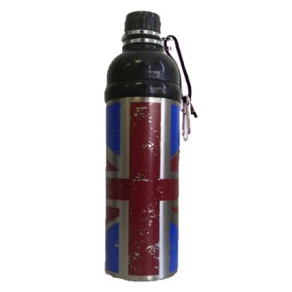 Hunde-Wasserflasche mit Nuckelfunktion UNION JACK
