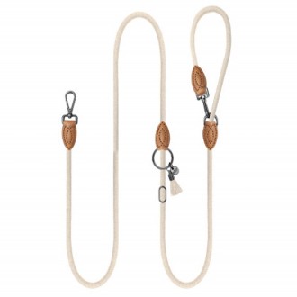 Milk & Pepper Umhängeleinen EDWARD aus Tau off-white