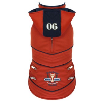 Wasserdichter Hundemantel Champion rot Wasserdichter Hundemantel Champion rot