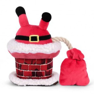 Robustes Weihnachts-Hundespielzeug Merry Woofmas Clusmy Claus