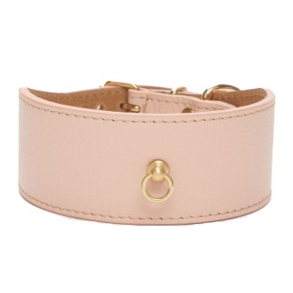 Windhundhalsband Roma Leder apricot